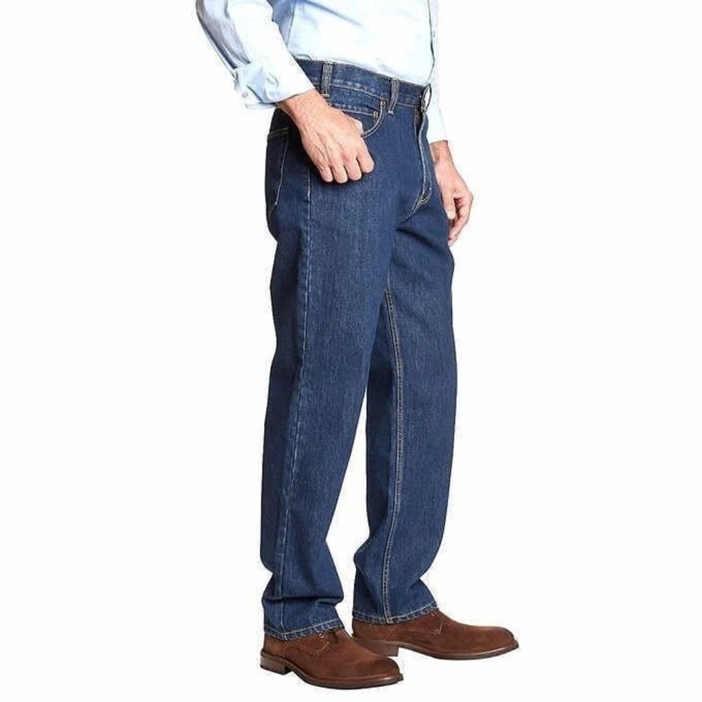 Kirkland Signature Men's 34x32 Jeans Relaxed Fit 100% Cotton Double M0347 - Picture 2 of 9